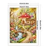 Mushroom Greenhouse-14CT Stamped Cross Stitch Egyptian Cotton 63*80cm/24.8*31.5in (Big Size) tapestrymarket