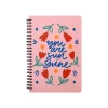 24PCS Positive Quote A5 / A6 / A7 Girls Portable Writing Paper Notebooks Diary Meeting Stationery Gift