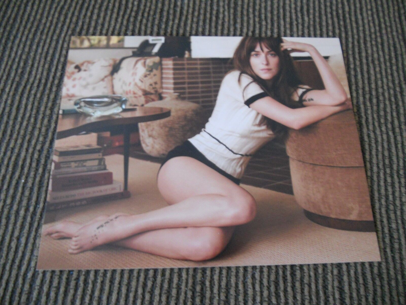 Dakota Johnson Sexy Promo 8x10 Color Photo Poster painting 50 Shades Of Grey