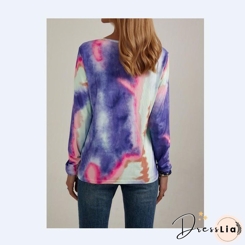 Daily V Neck Long Sleeve Shirt