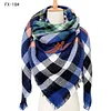 Plaid Pashmina Scarf Winter Scarf For Women