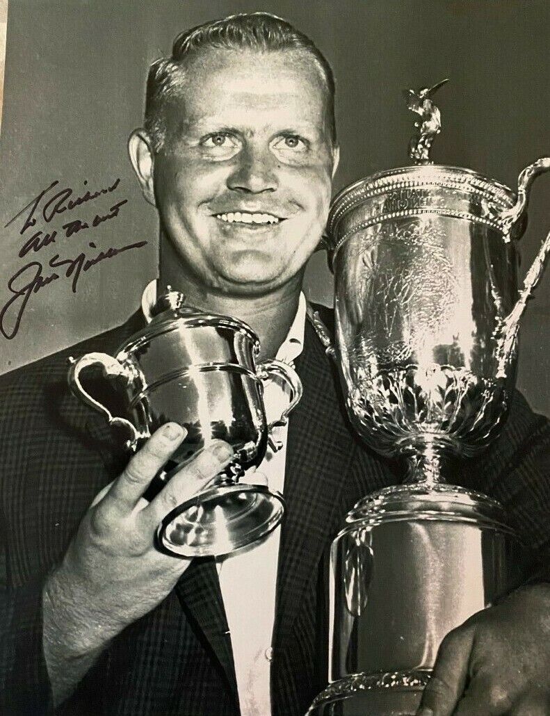 Jack Nicklaus signed autographed 8x10 Photo Poster painting In Person Golfing Legend