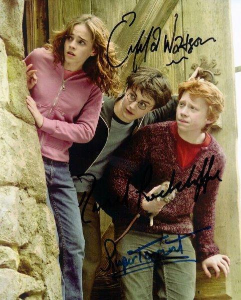 REPRINT - HARRY POTTER Cast Autographed Signed 8 x 10 Photo Poster painting Poster