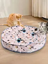 Interactive Cat Toys Ball Fast Rolling in Pouch Funny Cat Toys for Indoor Cats