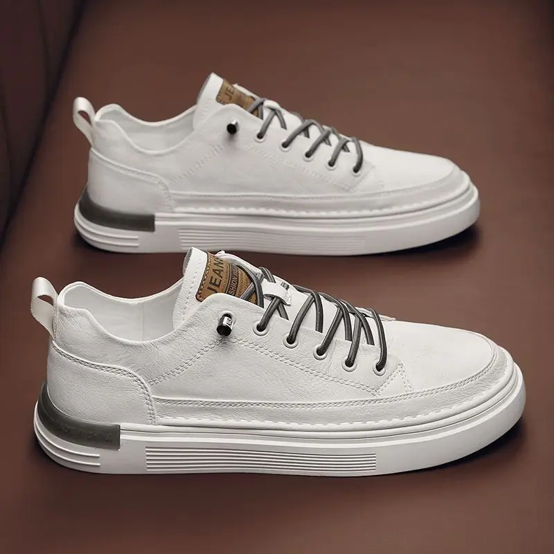 Croprotate winter shoes for men Men Casual Leather Shoes Fashion Formal Dress Shoes British Style Ankle Boots Breathable Comfortable Oxfords for Male 2025