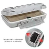 Fishing Tackle Storage Box Lure Bait 24 Compartment ABS Plastic Double Layer 