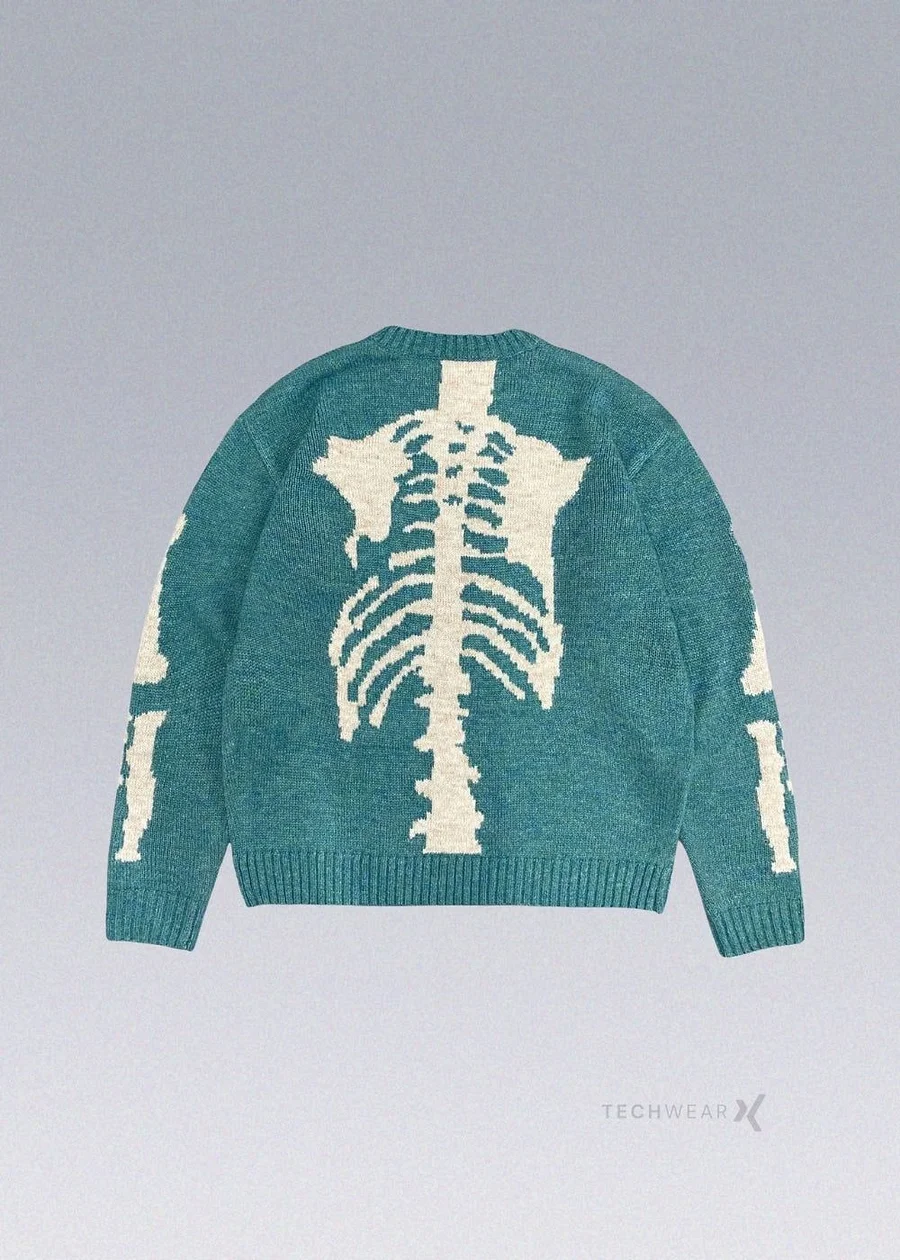 Skeleton Bones Sweater not Kapital