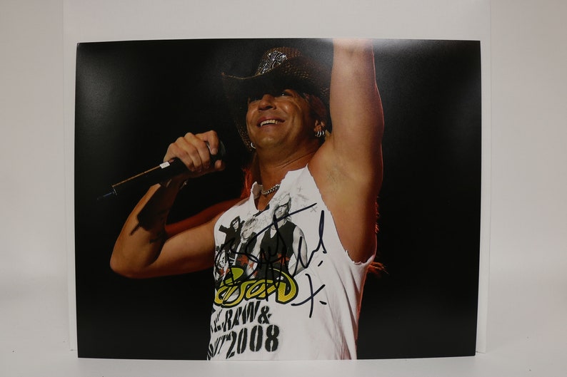 Bret Michaels Signed Autographed 'Poison' Glossy 11x14 Photo Poster painting - COA Matching Holograms