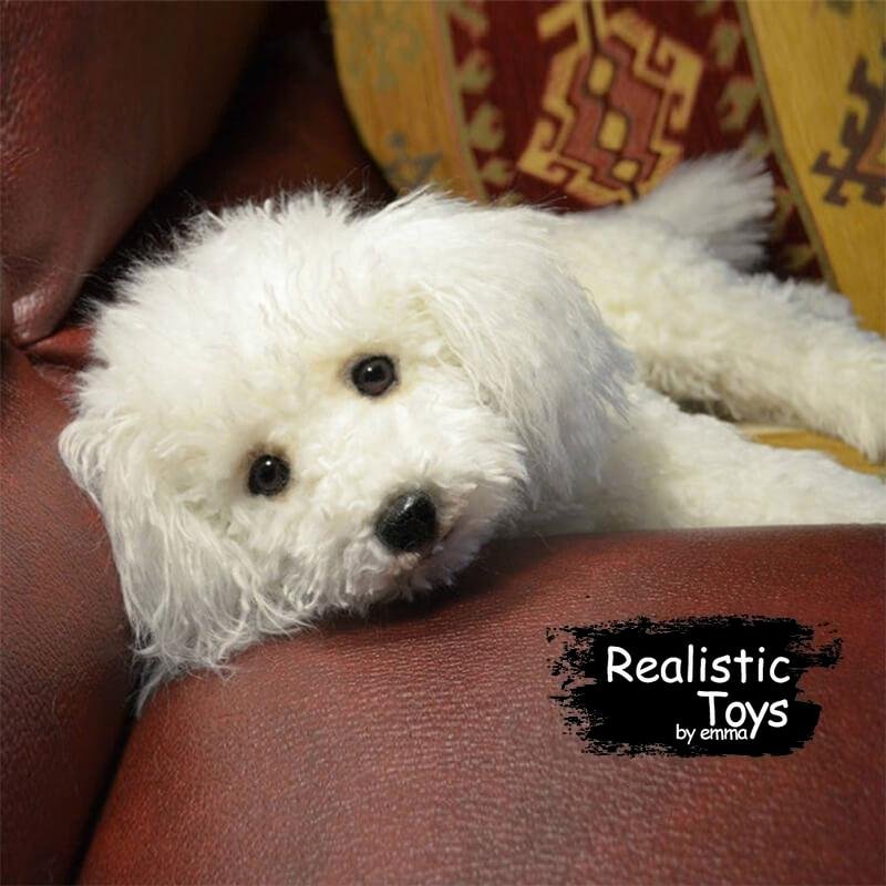 Emma Realistic Toys Realistic & Lifelike Poodie Dog Maggie