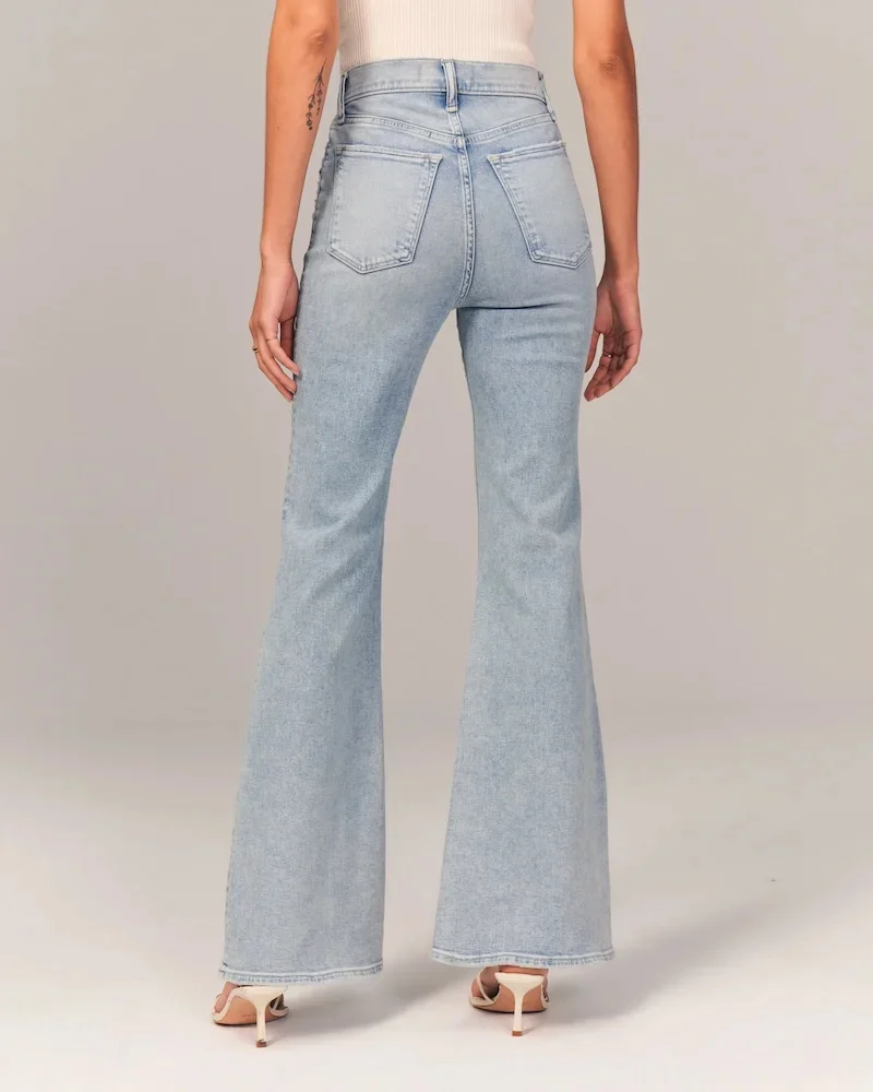 Summer 2023-Ultra High Rise Stretch Flare Jeans