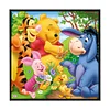 Winnie the pooh - 11CT Stamped Cross Stitch 40*40cm