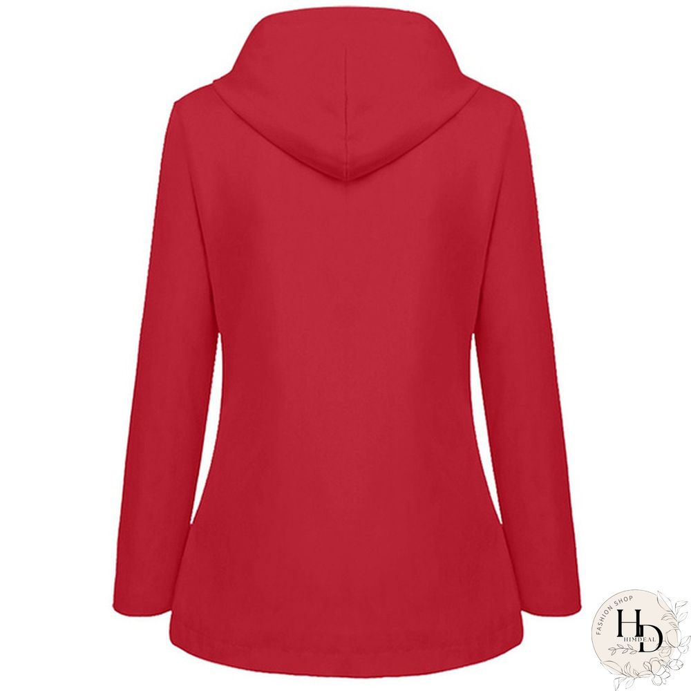 Womens Winter Coats-Solid Plush Thickening Jackets for Outdoor Hiking Plus Size Hooded
