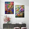 2Pack Colorful Flower-Full Round Diamond Painting(40x60cm)