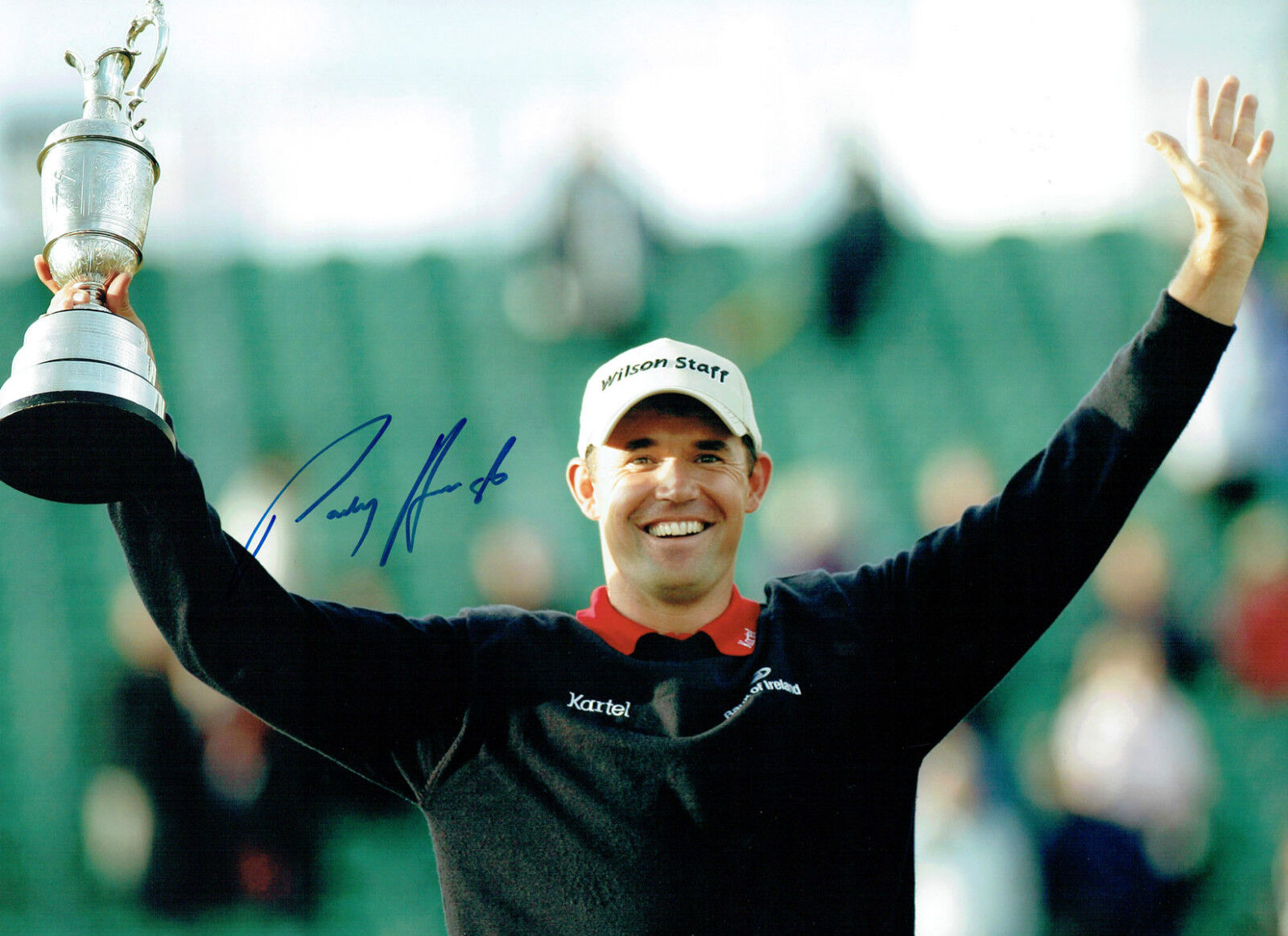 Padraig HARRINGTON Signed Autograph 16x12 Open WINNER GOLF Photo Poster painting AFTAL COA