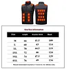 25 Heating Zones Smart Electric Heated Vest USB Stand Collar Thermal Clothes