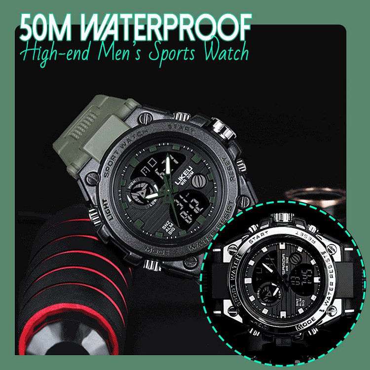 （Hot Sales）50m Waterproof High-end Men’s Sports Watch