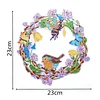 DIY Butterfly Bird Flower Bee Diamond Painting Crystal Hanging Wreath