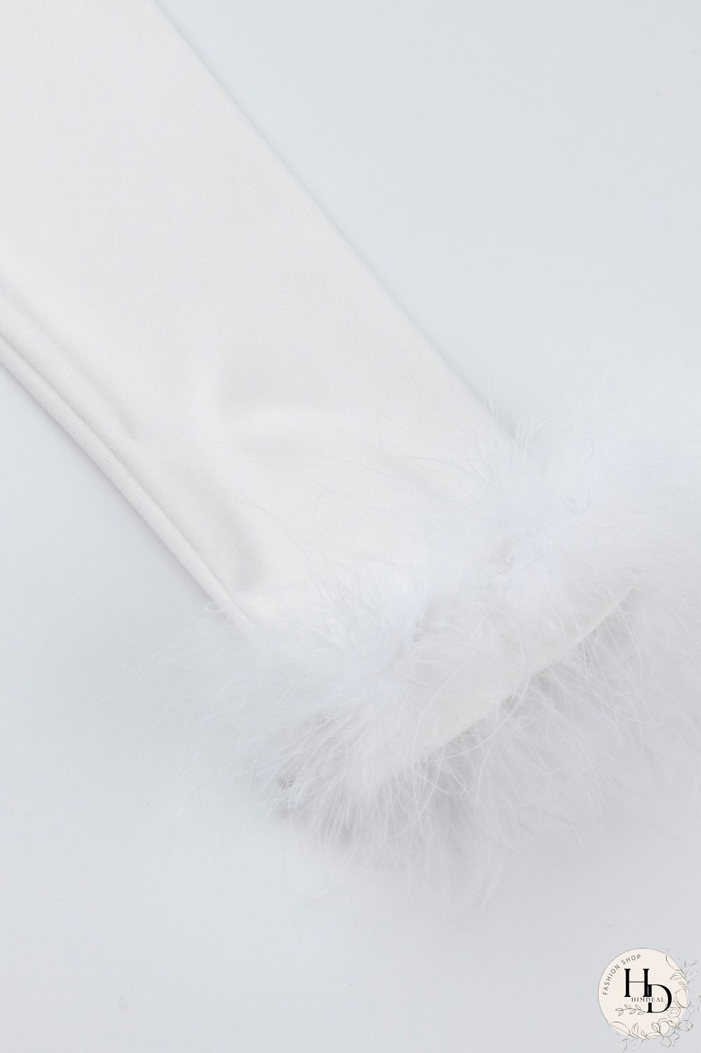 White Fashion Casual Solid Split Joint Turtleneck Tops