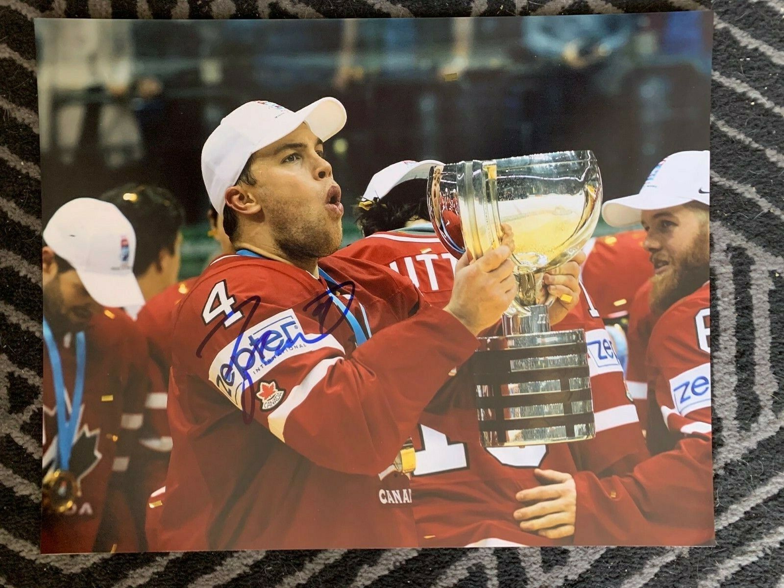 Team Canada Taylor Hall Signed Autographed 11x14 NHL Photo Poster painting COA