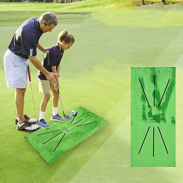 Golf Training Mat Auxiliary Mat For Golf Practice Training