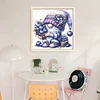 (US Local)Gnome - 9CT Partial Beaded Cross Stitch Kit(39x39cm)