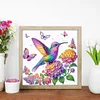 Diamond Painting-DIY Crystal Rhinestone Flower Bird