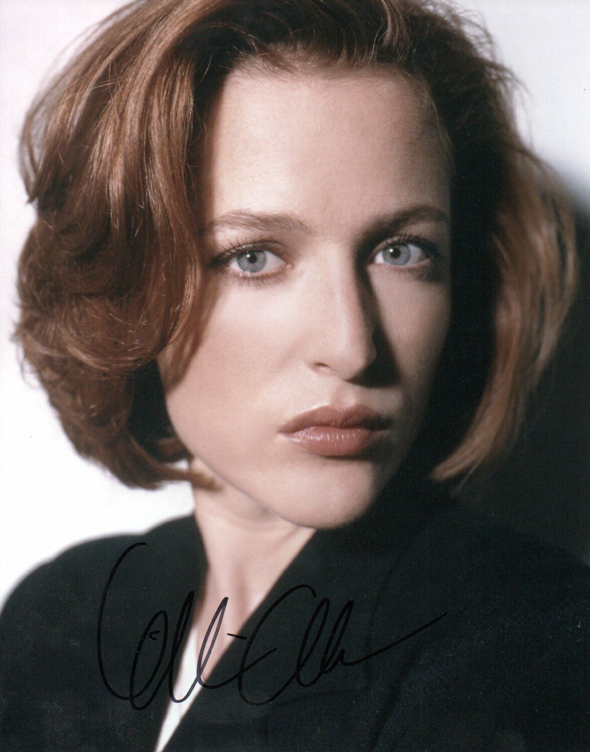 Gillian Anderson Signed 10-8 Photo Poster painting