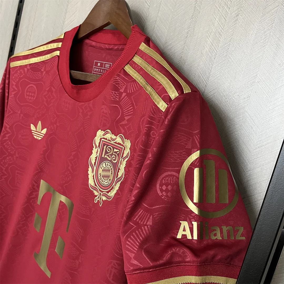 25/26 Bayern Munich 125th Anniversary Red Football Shirt Thai Quality