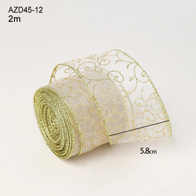 Christmas Casual Minimalist Geometric Polyester Holiday Party Colored Ribbons Party Accessories