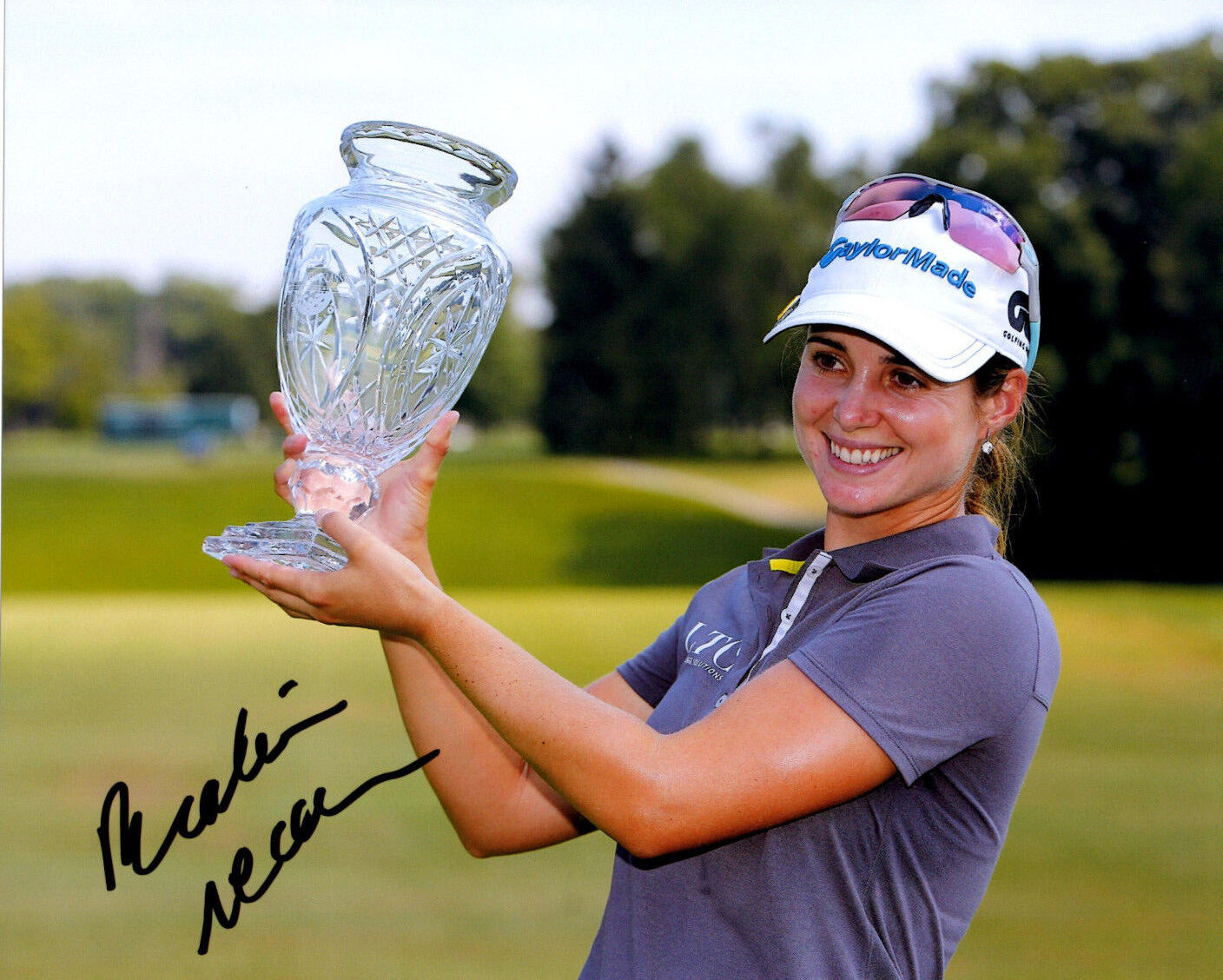 Beatriz Recari LPGA star hand signed autographed 8x10 golf Photo Poster painting coa Spain!