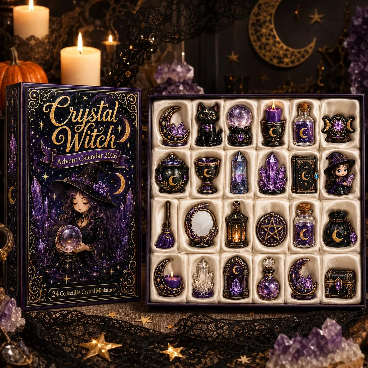 Magische Kristallhexen-Miniaturkollektion Magische Kristallhexen-Miniaturkollektion