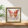 Diamond Painting Special Shaped Drill Butterfly With Frame(8.46x8.46inch)