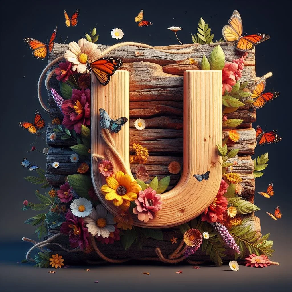 Diamond Painting - Full Round Drill -  wooden Alphabet(Canvas|40*40cm)