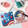 (US Only)6PCS DIY Independence Day Diamond Art Greeting Cards for Independence Day