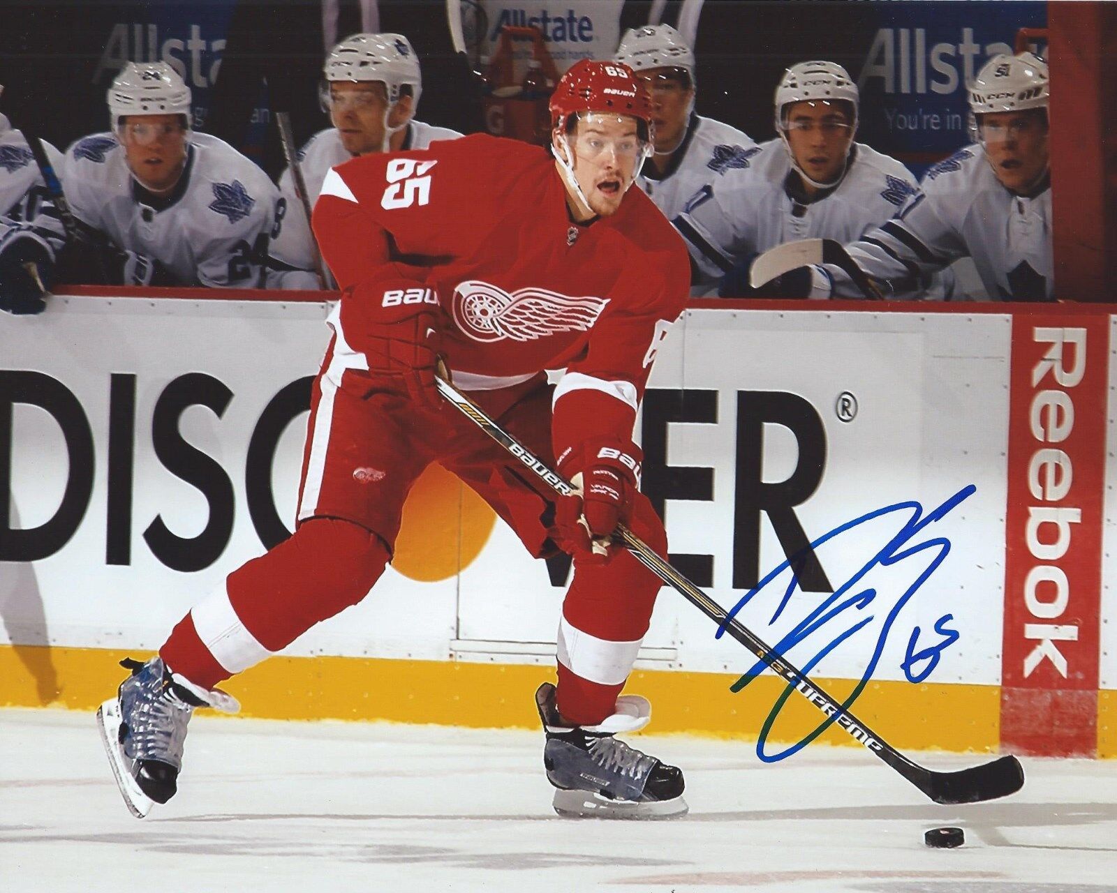 Danny DeKeyser Signed 8x10 Photo Poster painting Detroit Red Wings Autographed COA