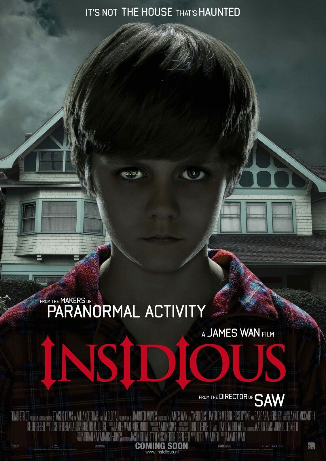 Insidious A4 Vintage Glossy Movie Poster | Horror Movie Poster | Wall Art