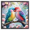 Parrot On The Branch - 11CT Counted Cross Stitch - 40*40cm - Bird