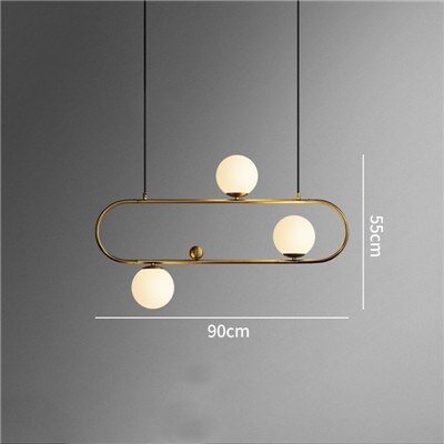 Modern Pendant Ceiling Lamps LED Glass Ball Pendant Lights Pending Lighting Dining Living Room Bedroom Home Decor Hanging Light