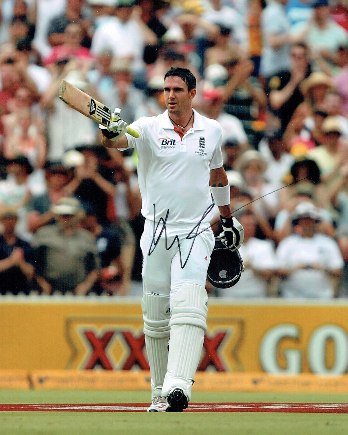 Kevin PIETERSEN Signed Autograph 10x8 RARE Photo Poster painting AFTAL COA England CRICKET