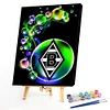 Fußball Borussia Mönchengladbach - Rund Diamant Malerei - 30*40CM