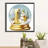 Diamond Painting -DIY Round Drill Xmas Letter I(40x40cm)