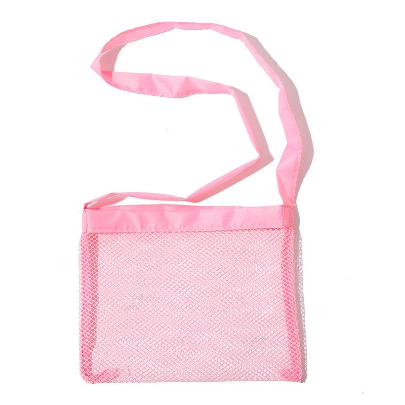 Vacation Solid Color Square Zipper Beach Bag
