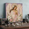 Pearl Painting Kit for Adults Angel Lantern Framed Wall Art