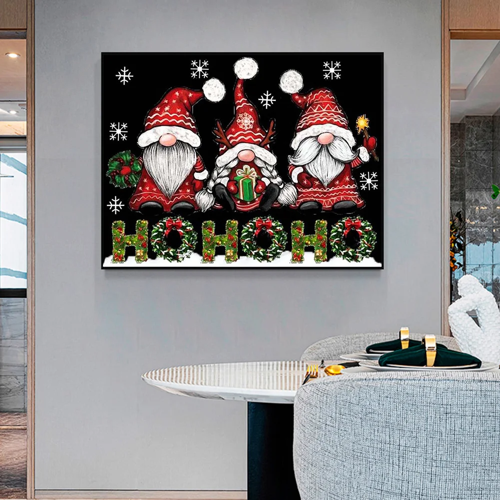 Diamond Painting - Full Round Drill - Christmas Dwarf(40*30cm)