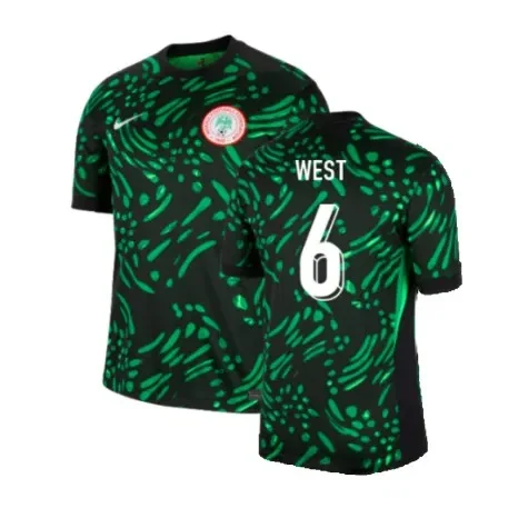 Nigeria Taribo West 6 Away Trikot 2024-2025