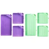 (US Only)6Pcs Diamond Art Tray Rhinestone Sorting Tray Diamond Painting Tray(GreenPurple)