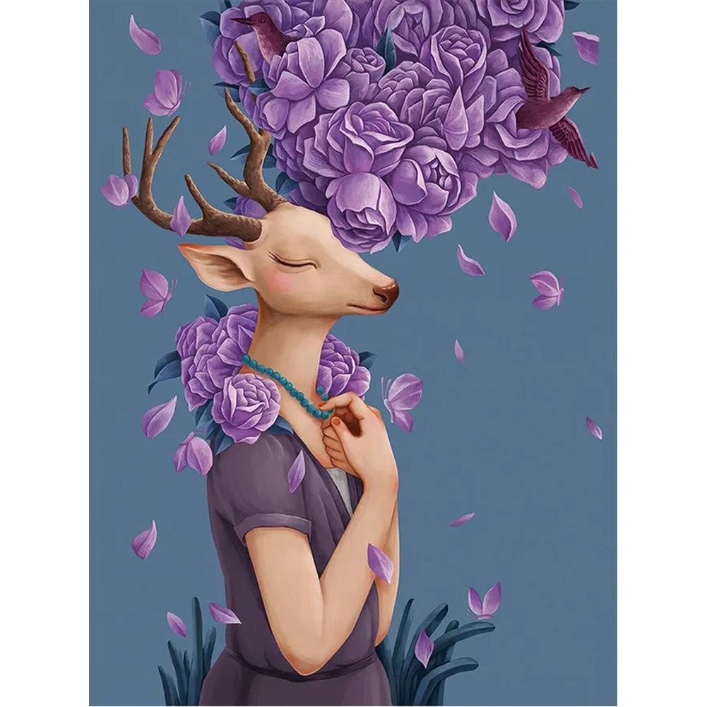 

Deer-Round Drill Diamond Painting-30*40CM, 501 Original