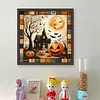 Patchwork Pumpkin House-11CT Stamped Cross Stitch 45*45cm/17.72*17.72in tapestrymarket