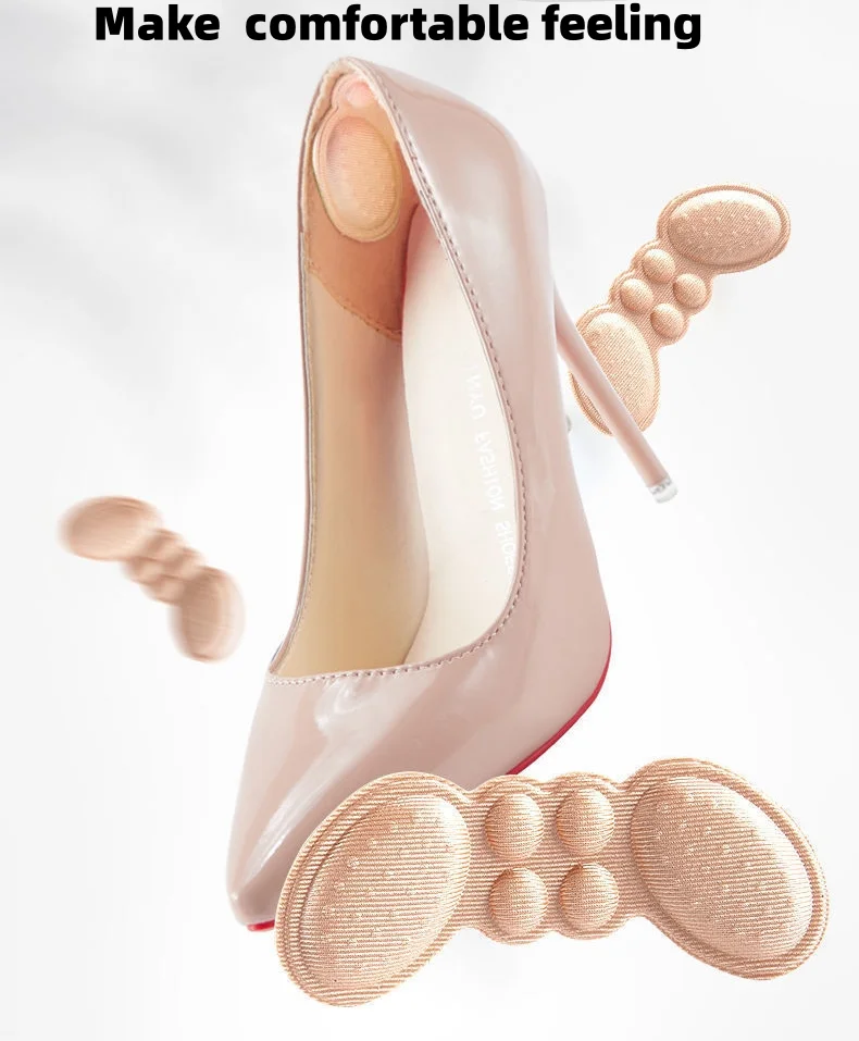 Merumote Heel stickers Adjust Size Anti-Wear Stickers  Half-size Pads For High Heels-MERUMOTE