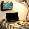 Sea Turtle DIY Wooden Diamond Painting Storage Box Kit with Special Shaped and Round Drills 7.09x4.72x2.76 inch for Women Home Office Wall Decor
